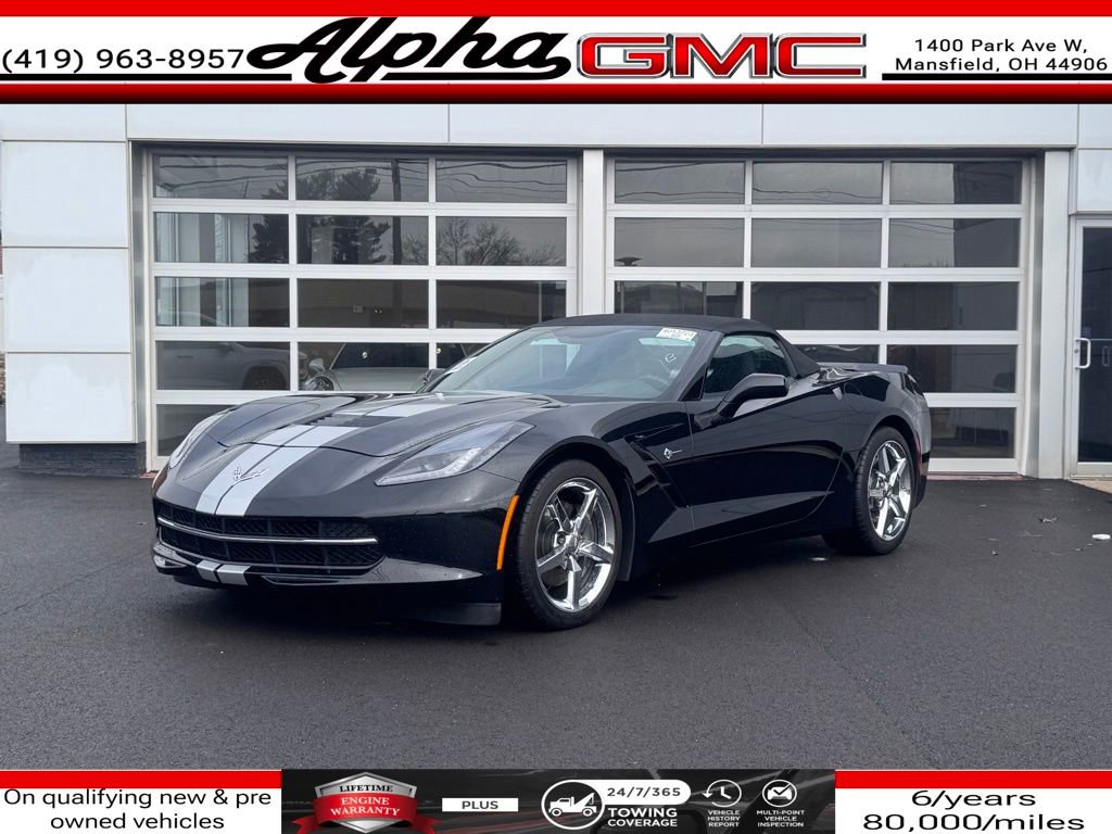 Used 2014 Chevrolet Corvette Stingray Convertible w/ 2LT Preferred Equipment Group image 1
