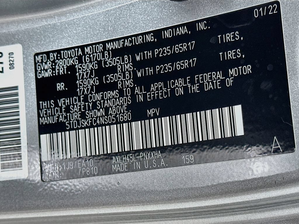Certified 2022 Toyota Sienna XLE w/ XLE Plus Package AWD/4WD image 33