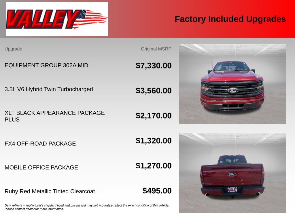 New 2026 Ford F150 XLT w/ Equipment Group 302A MID AWD/4WD image 4