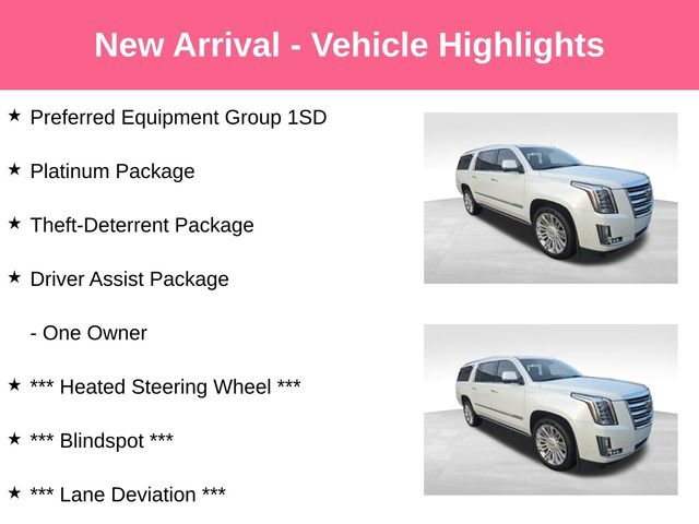 Used 2019 Cadillac Escalade ESV Platinum image 2