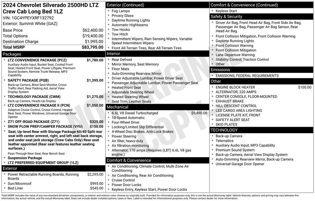 Used 2024 Chevrolet Silverado 2500 LTZ w/ LTZ Convenience Package image 5