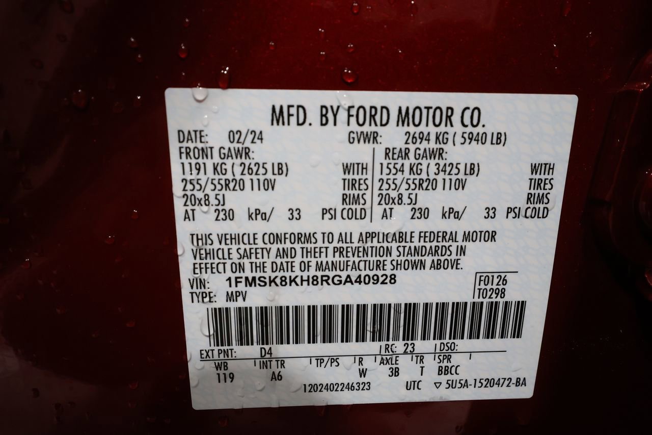 Used 2024 Ford Explorer ST-Line w/ Class IV Trailer Tow Package AWD/4WD image 34