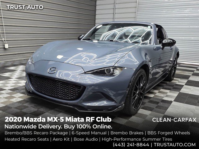 Used 2020 MAZDA MX-5 Miata RF Club w/ Brembo/BBS Recaro Package RWD image 1