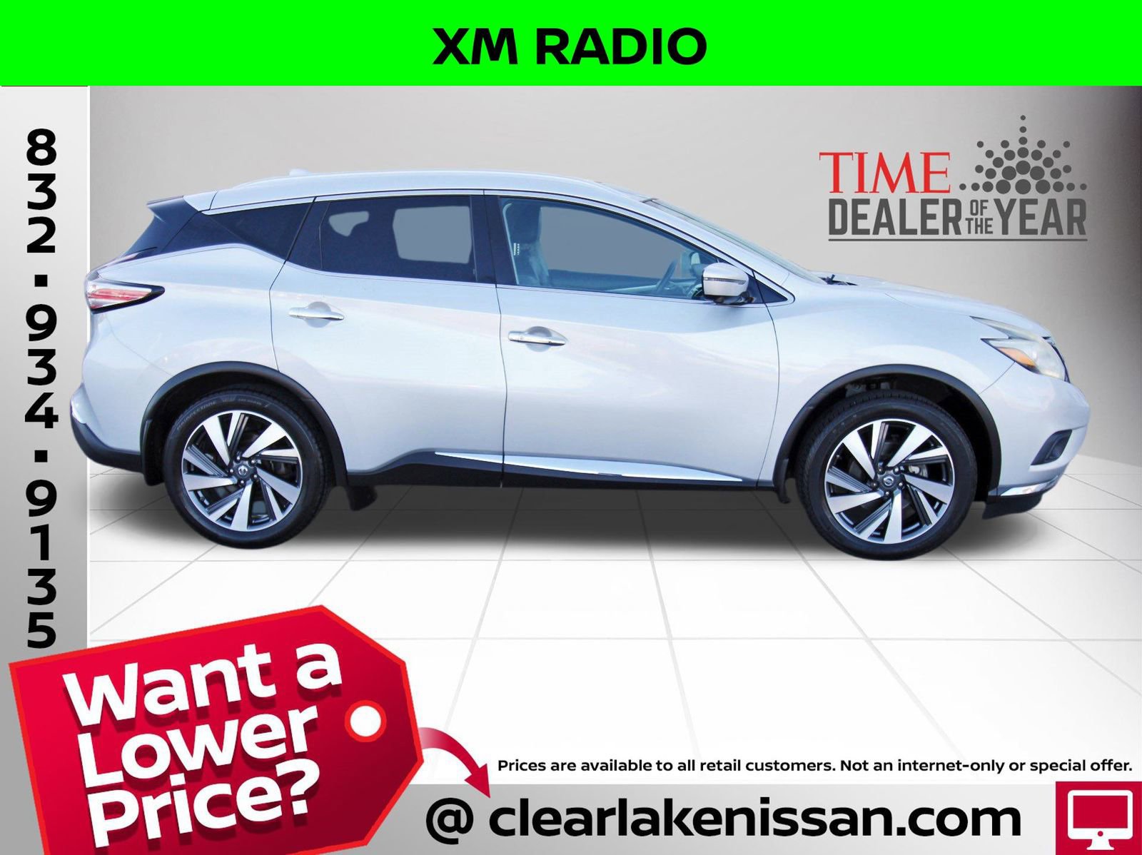 Used 2017 Nissan Murano Platinum w/ Platinum Technology Package image 8