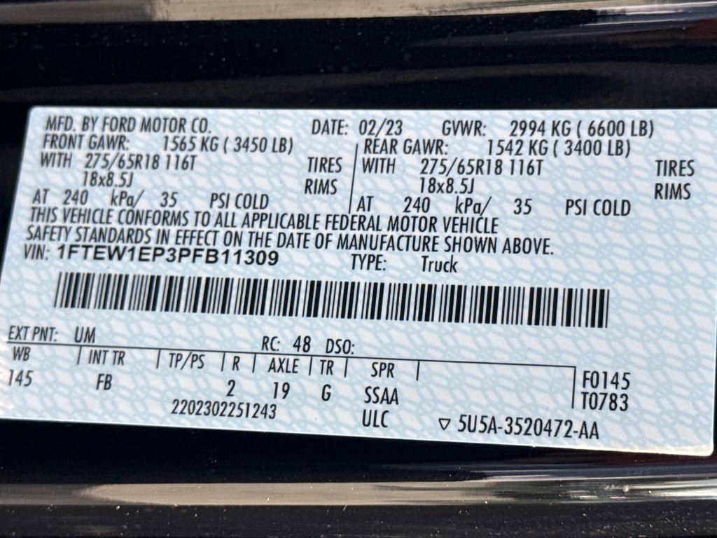 Used 2023 Ford F150 XLT w/ Equipment Group 302A High image 24