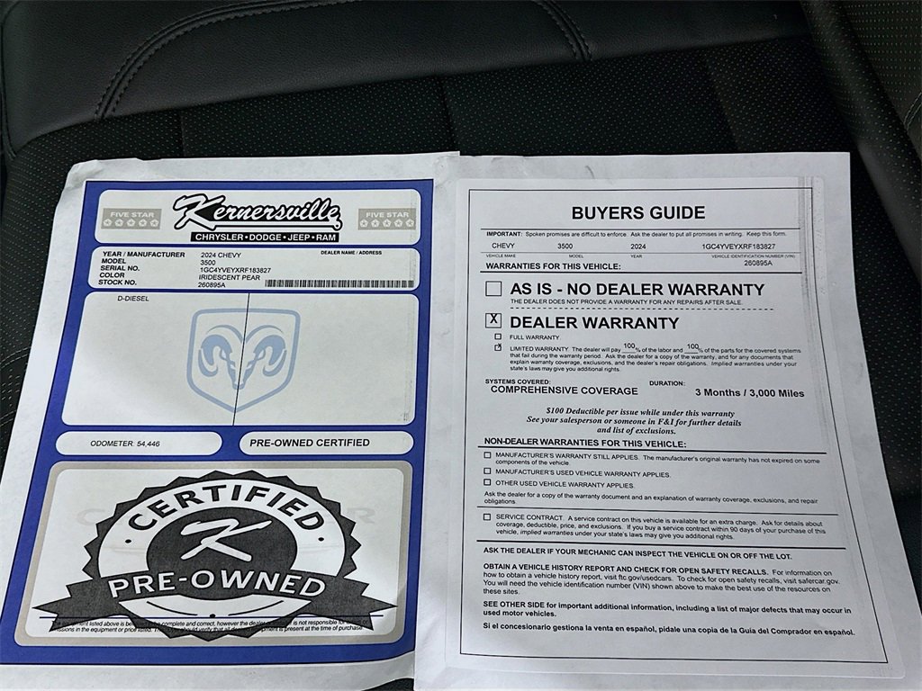 Used 2024 Chevrolet Silverado 3500 High Country w/ High Country Premium Package image 38