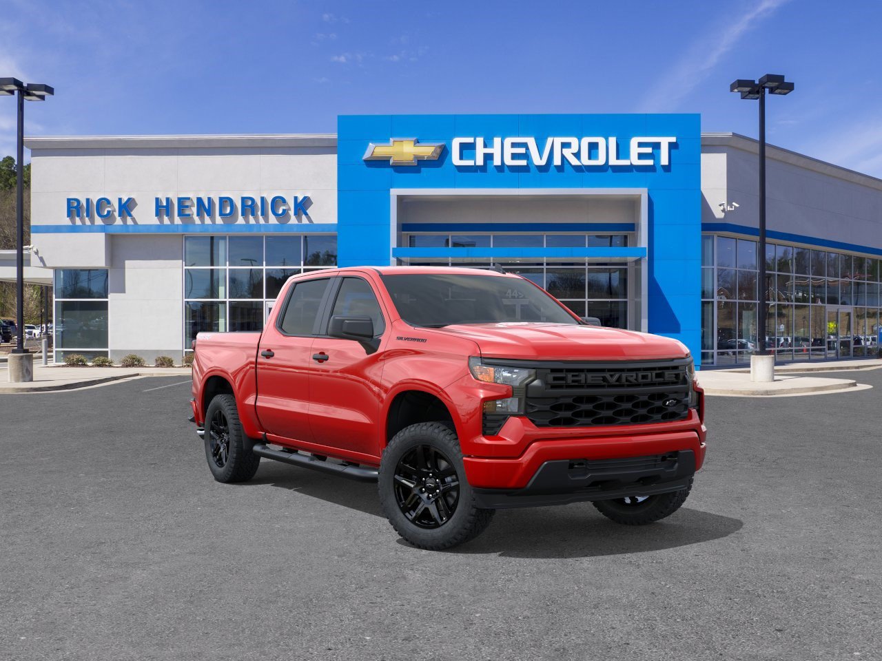 New 2026 Chevrolet Silverado 1500 Custom w/ Turbomax Blackout Package AWD/4WD image 2