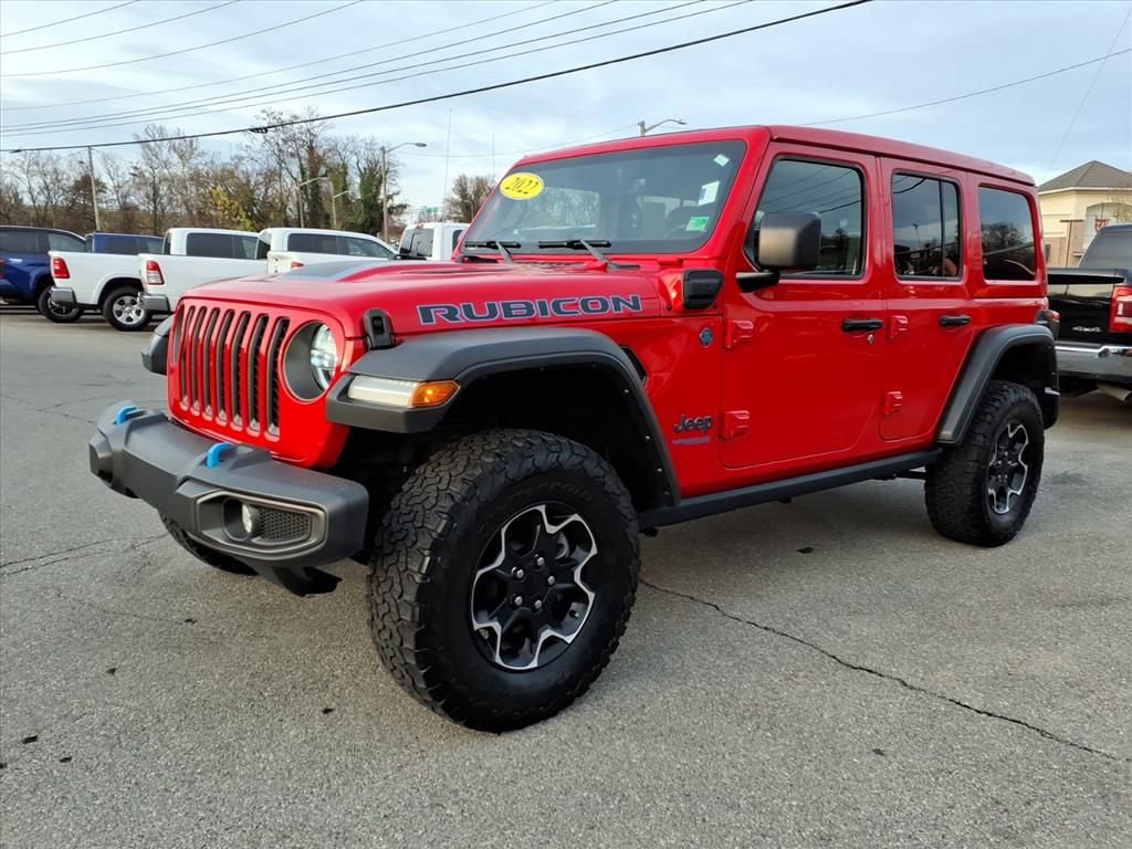 Used 2022 Jeep Wrangler Unlimited Rubicon 4xe w/ Cold Weather Group image 8