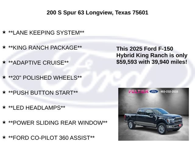 Certified 2025 Ford F150 King Ranch w/ FX4 Off-Road Package AWD/4WD image 15