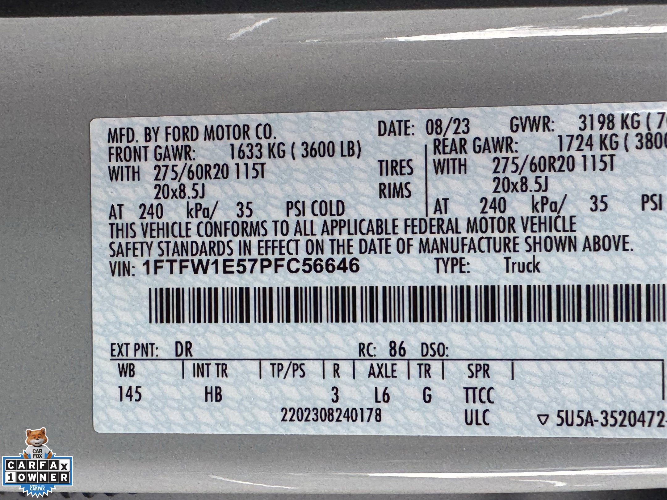 Used 2023 Ford F150 Lariat w/ Equipment Group 502A High AWD/4WD image 13