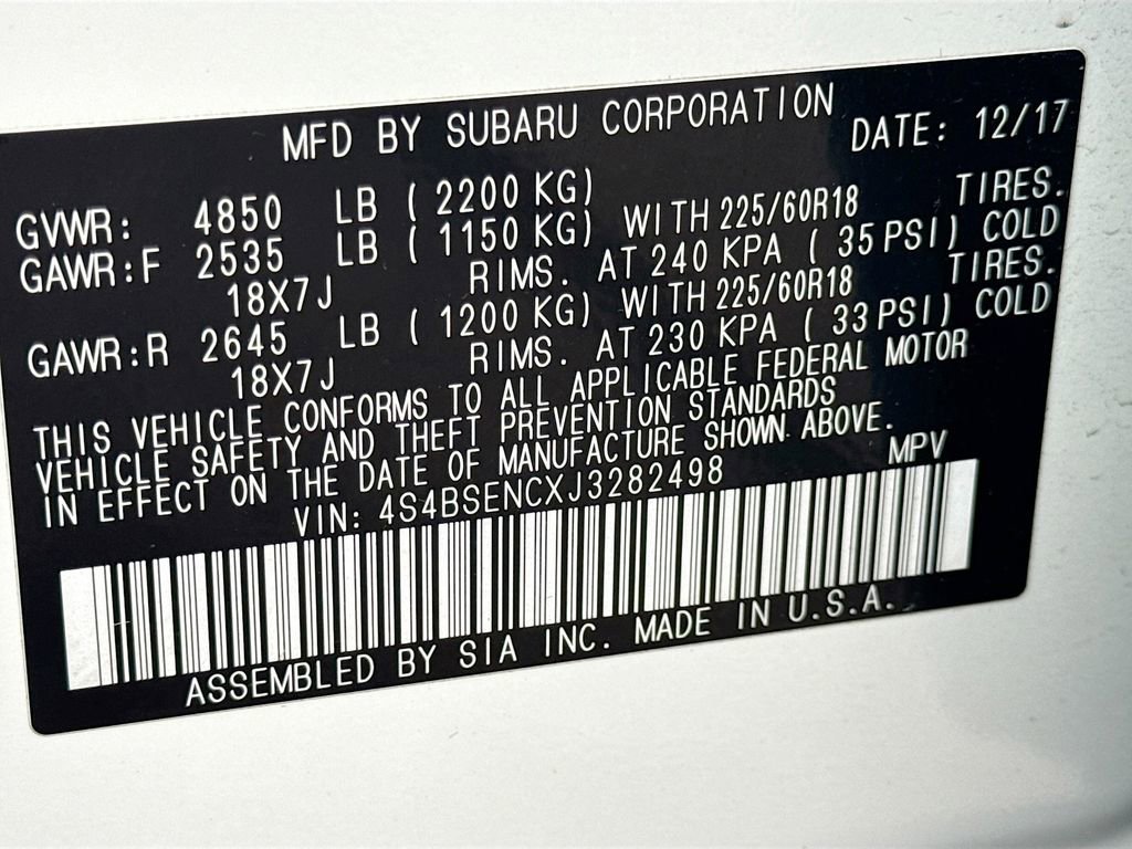 Used 2018 Subaru Outback 3.6R Limited image 44