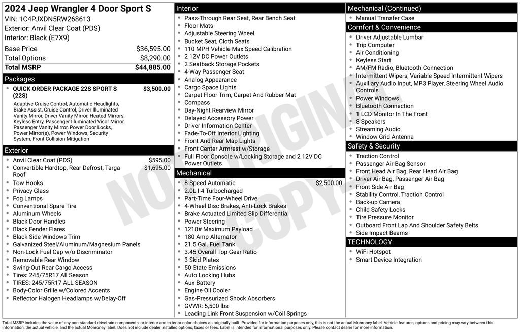 Used 2024 Jeep Wrangler Sport S image 2