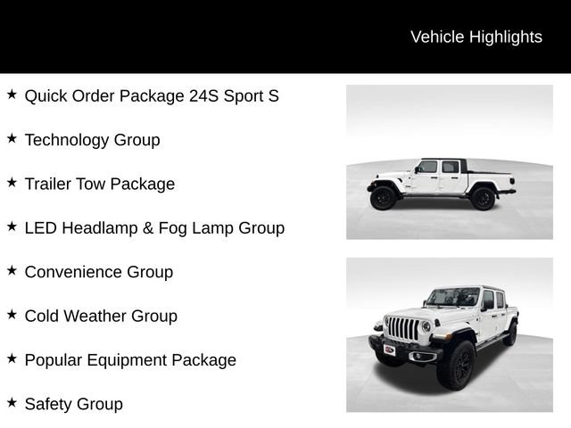 Used 2023 Jeep Gladiator Sport AWD/4WD image 3