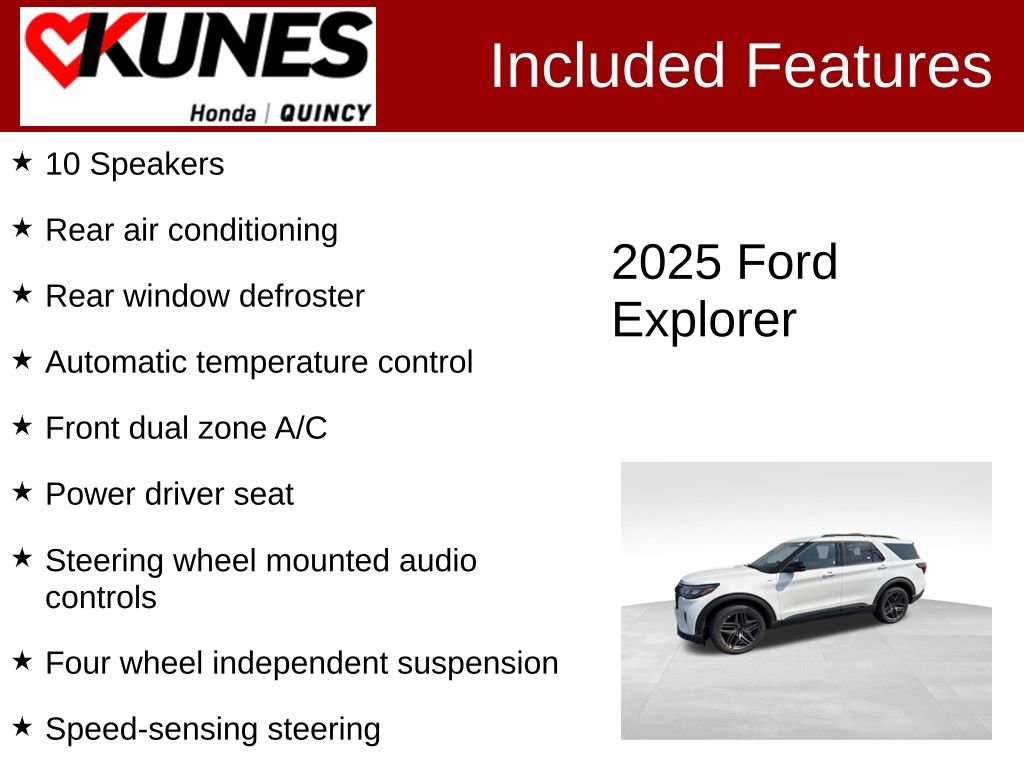 Used 2025 Ford Explorer ST-Line w/ ST-Line Street Pack image 3