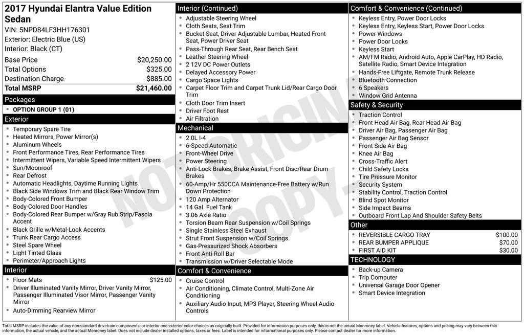 Used 2017 Hyundai Elantra Value Edition image 34