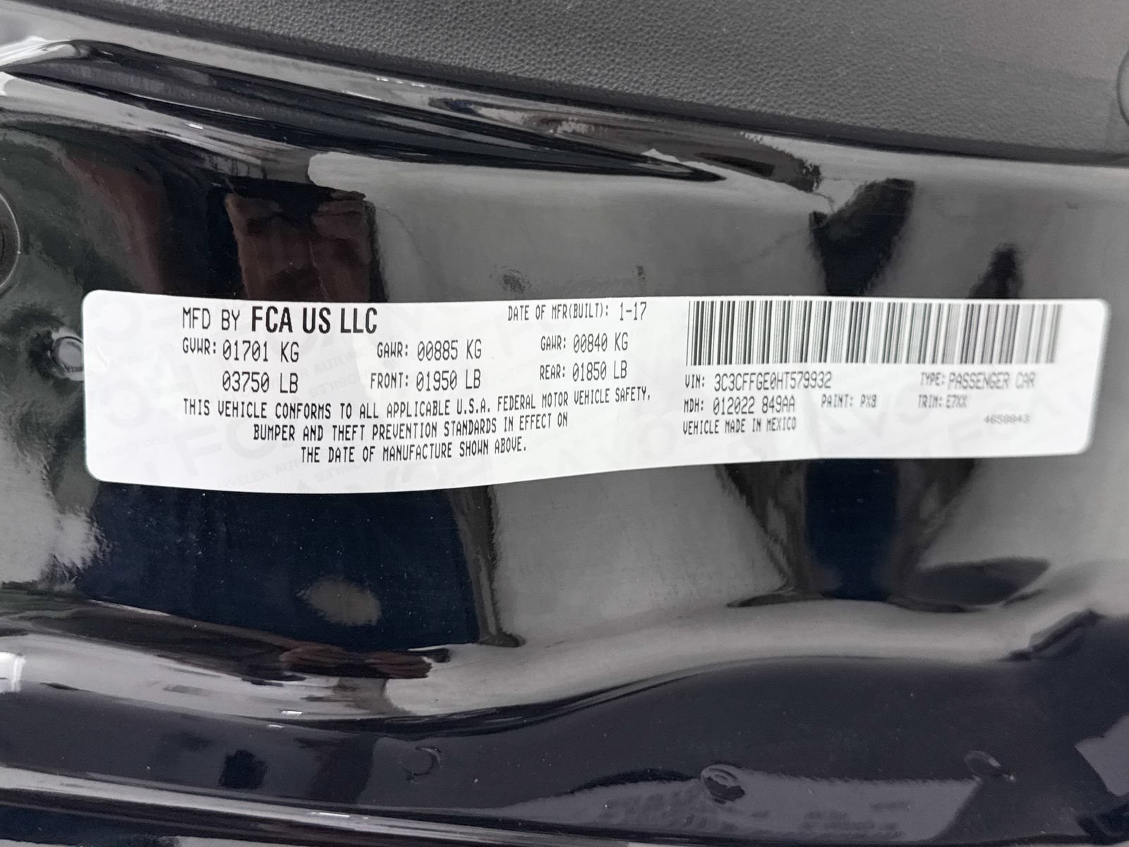 Used 2017 FIAT 500 e FWD image 23