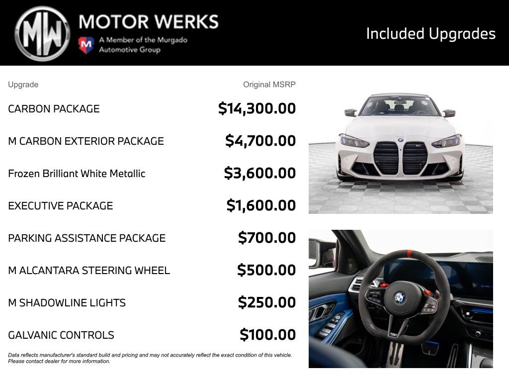 Certified 2025 BMW M3 Competition w/ Carbon Package image 4