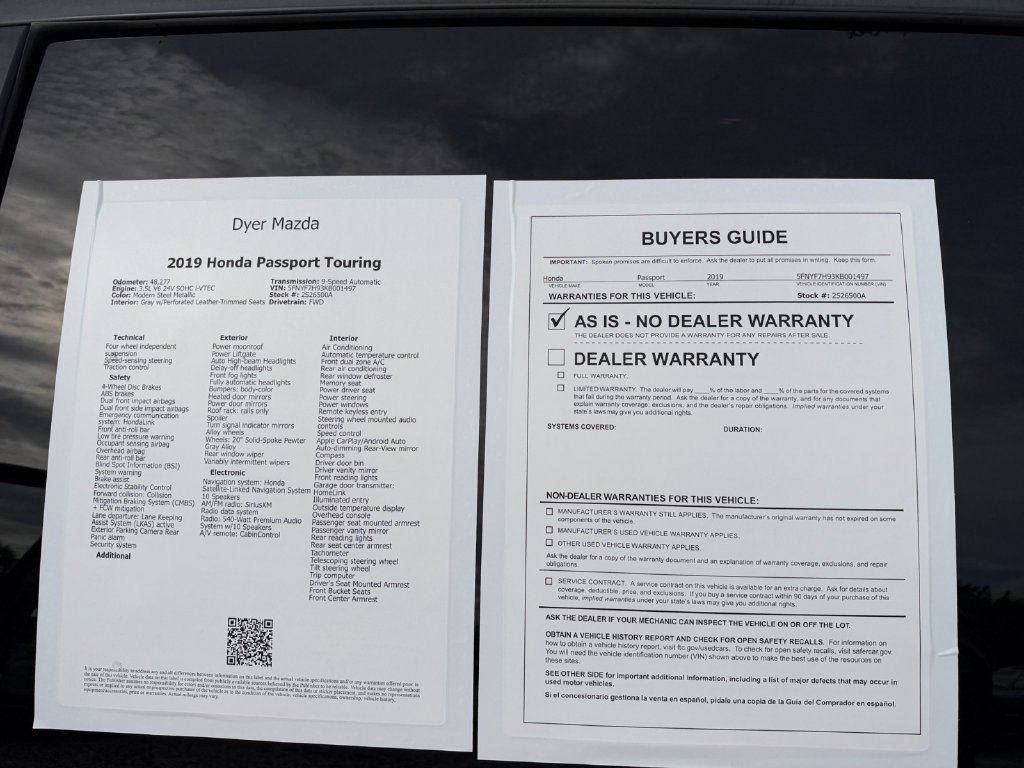 Used 2019 Honda Passport Touring image 25