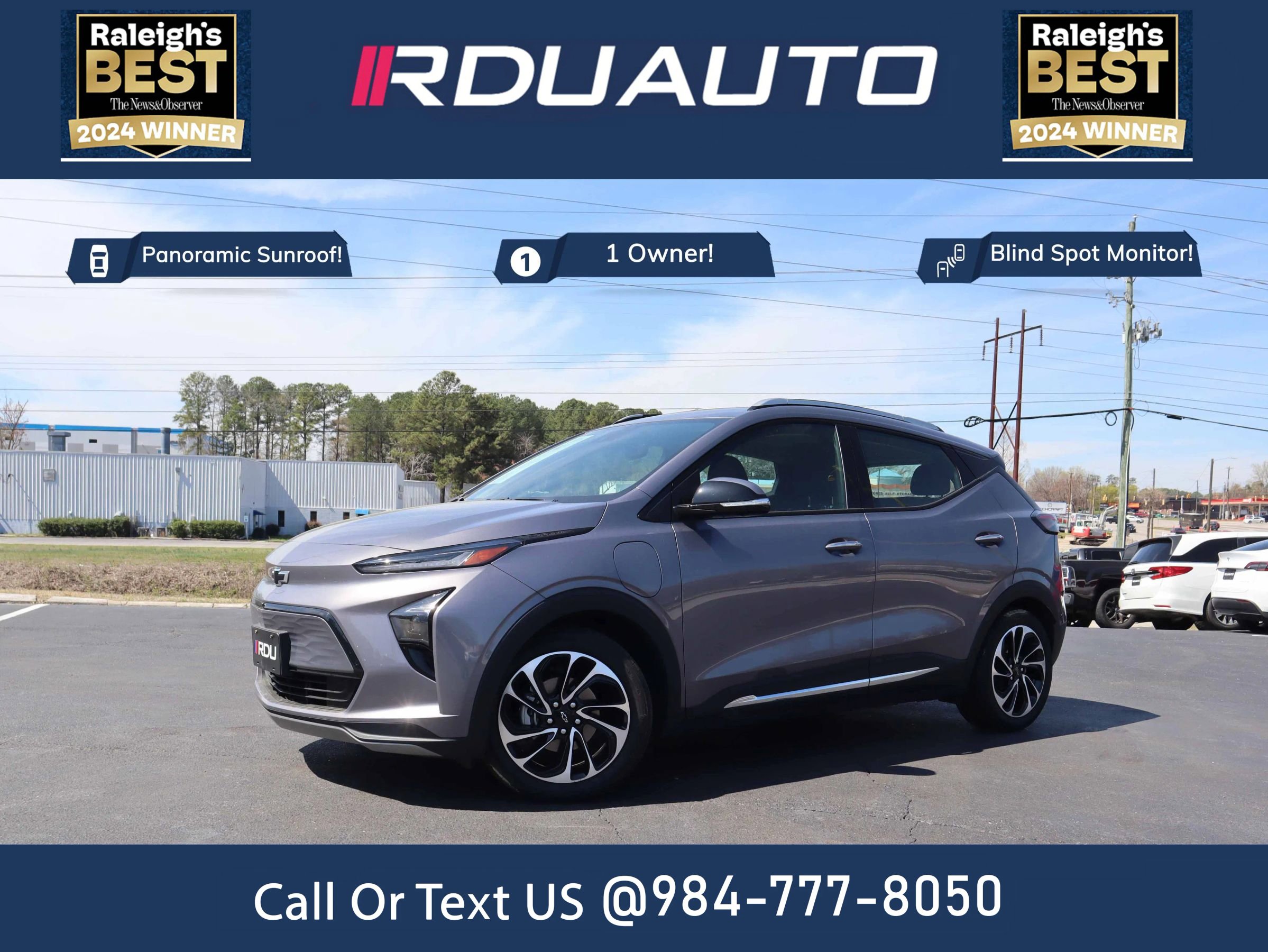 Used 2023 Chevrolet Bolt EUV Premier w/ Sun & Sound Package image 1