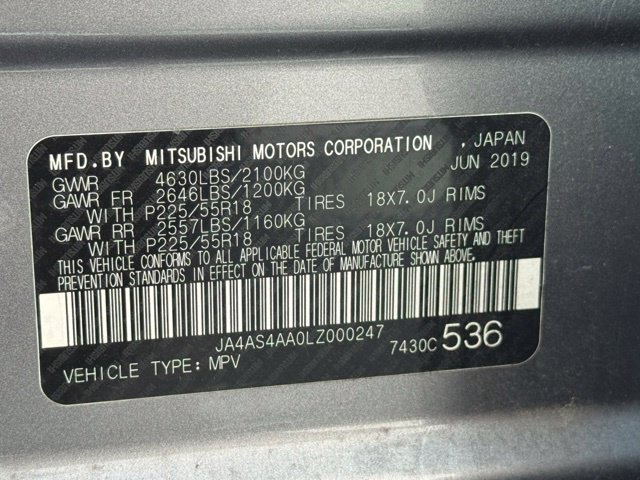 Used 2020 Mitsubishi Eclipse Cross LE FWD image 19