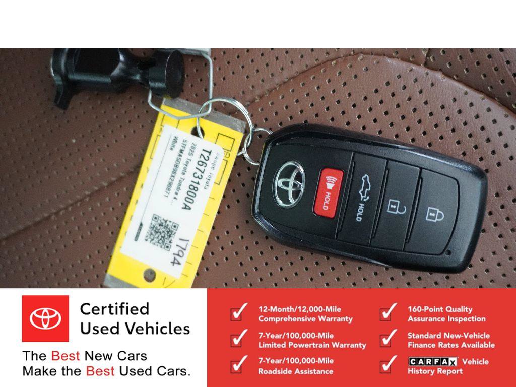 Certified 2025 Toyota Tundra 1794 Edition AWD/4WD image 32