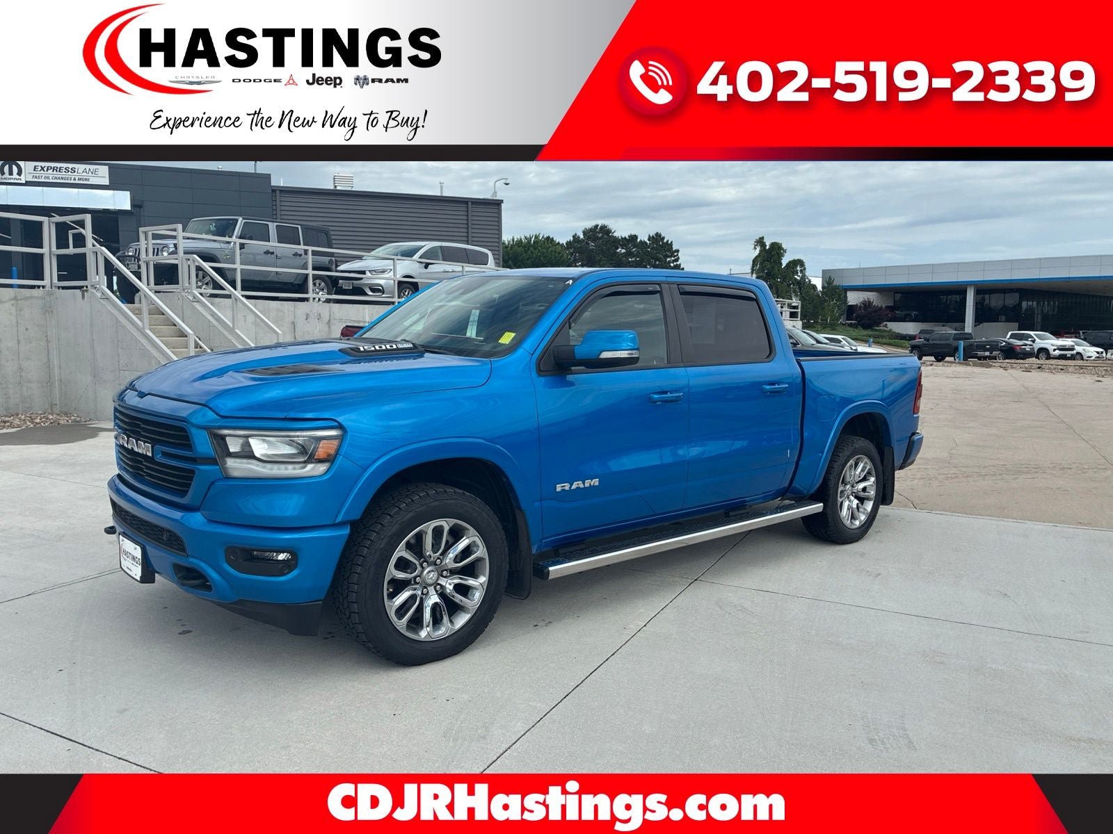 Used 2022 RAM 1500 Laramie w/ Sport Appearance Package AWD/4WD image 1