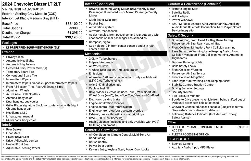 Certified 2024 Chevrolet Blazer LT image 34