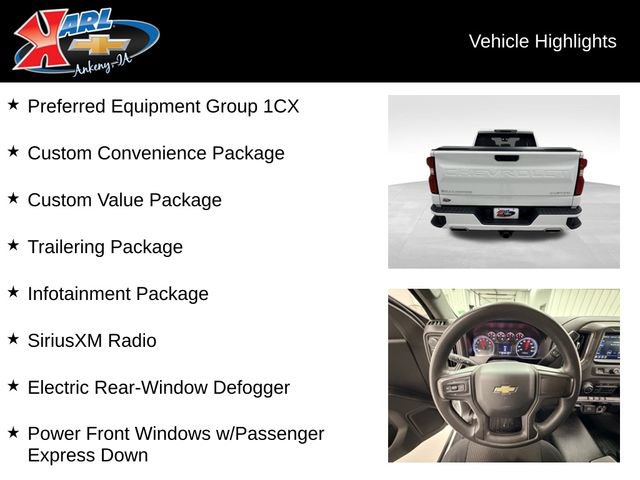 Certified 2019 Chevrolet Silverado 1500 Custom w/ Custom Value Package AWD/4WD image 2