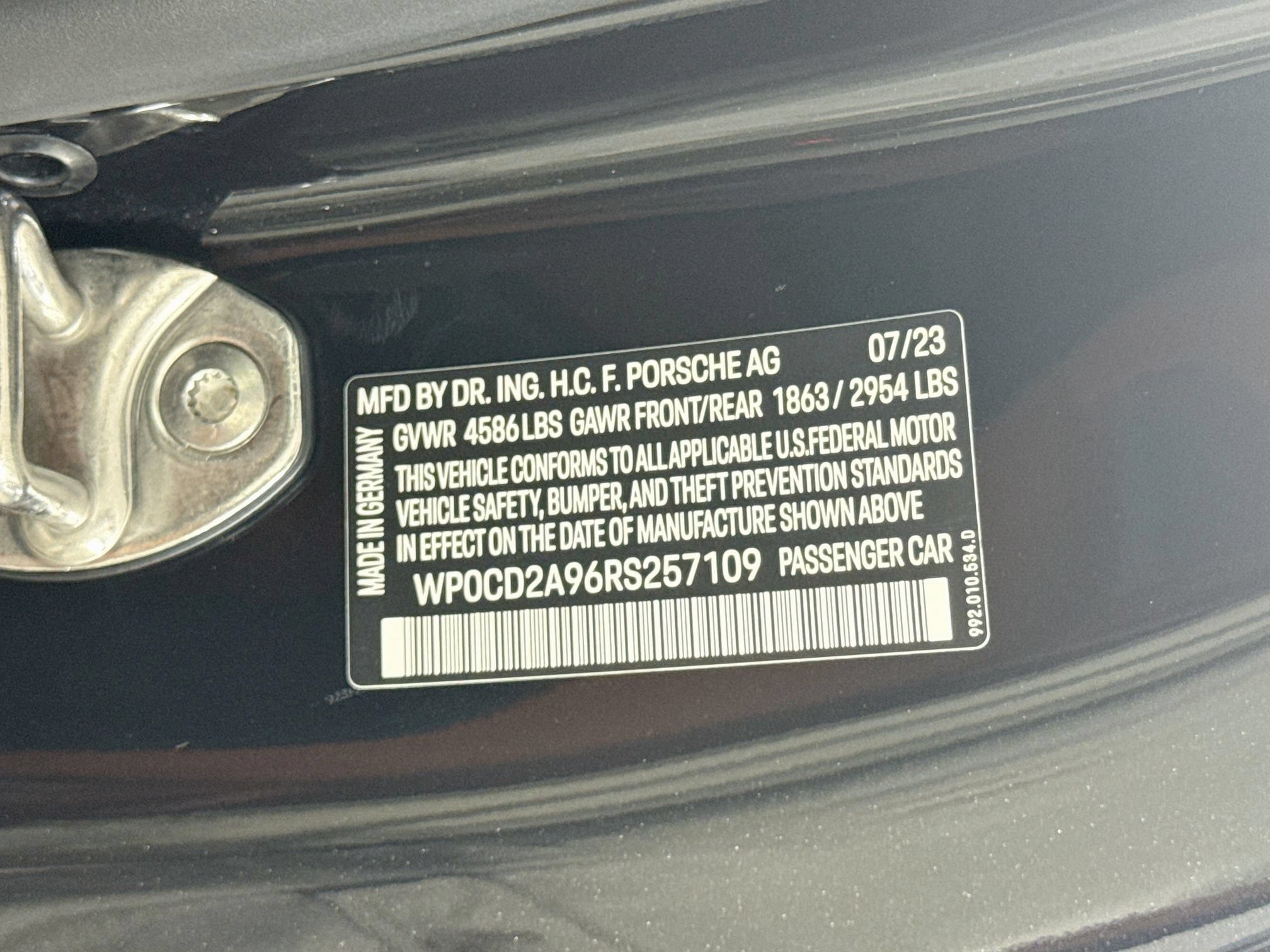 Certified 2024 Porsche 911 Turbo S AWD/4WD image 29