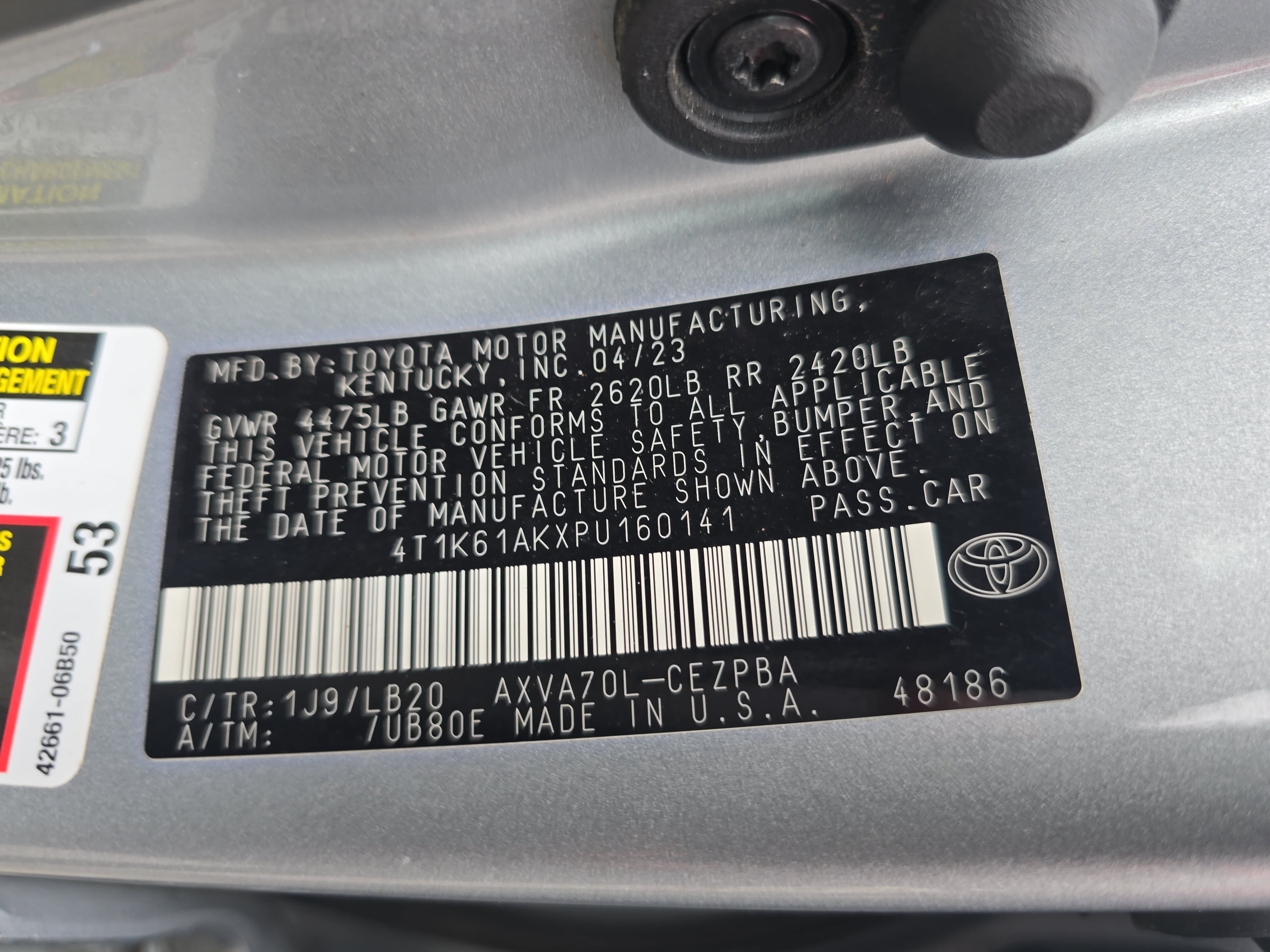 Used 2023 Toyota Camry XSE FWD image 33