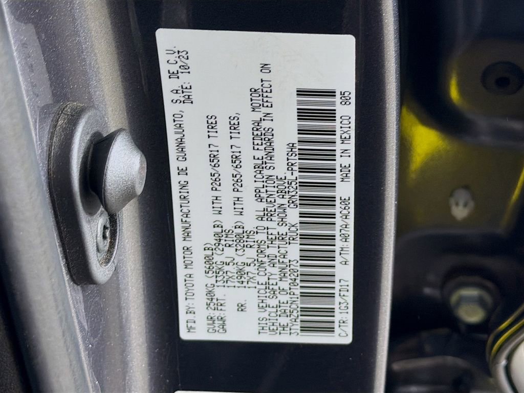 Used 2023 Toyota Tacoma TRD Sport w/ Technology Package RWD image 29