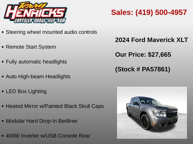 Used 2024 Ford Maverick XLT w/ XLT Luxury Package AWD/4WD image 37