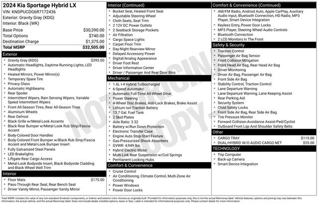 Used 2024 Kia Sportage LX image 10