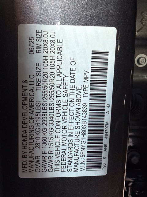 Certified 2025 Honda Pilot Elite image 12