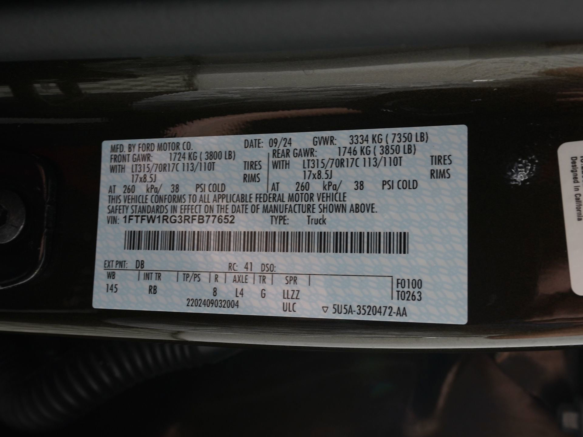 Used 2024 Ford F150 Raptor image 37