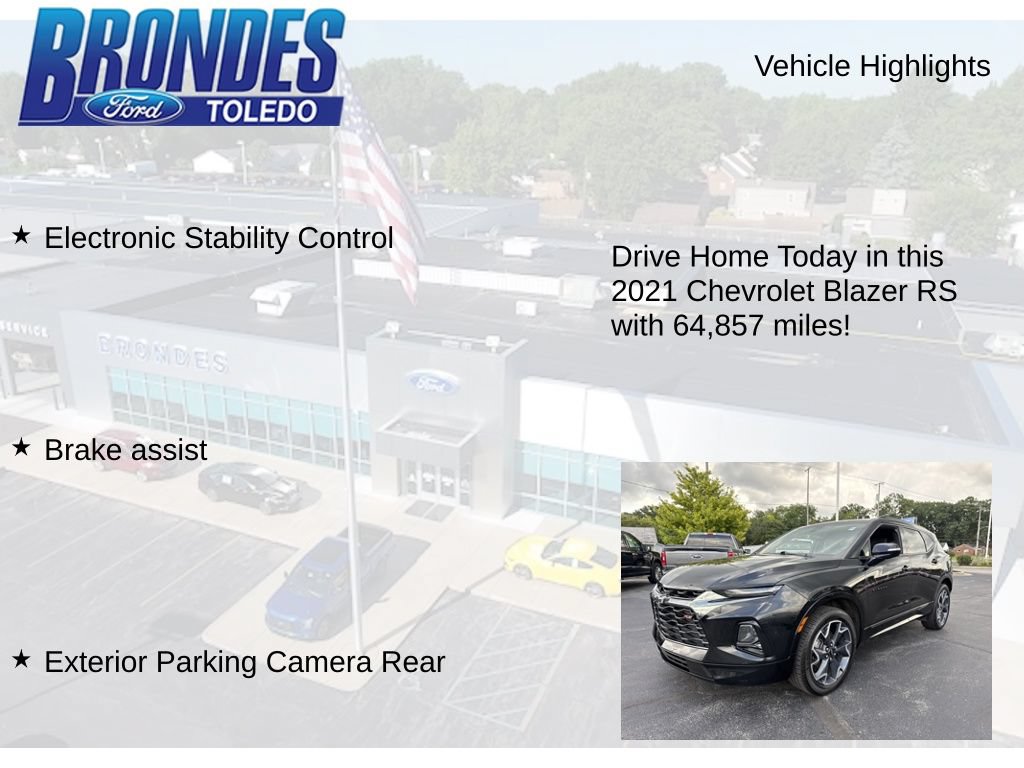 Used 2021 Chevrolet Blazer RS w/ Driver Confidence II Package FWD image 16