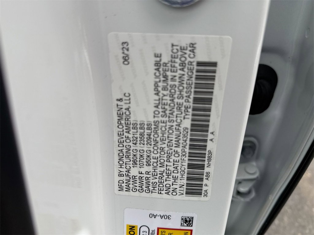 Used 2023 Honda Accord EX image 26
