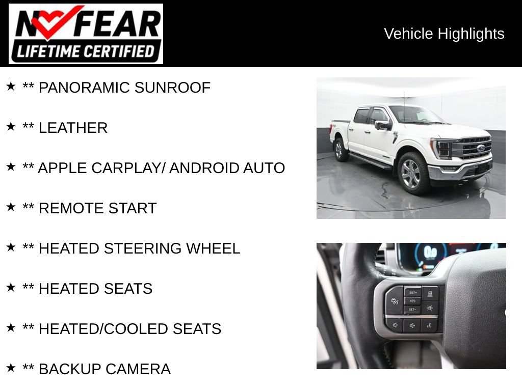 Used 2021 Ford F150 Lariat w/ Equipment Group 502A High AWD/4WD video 2