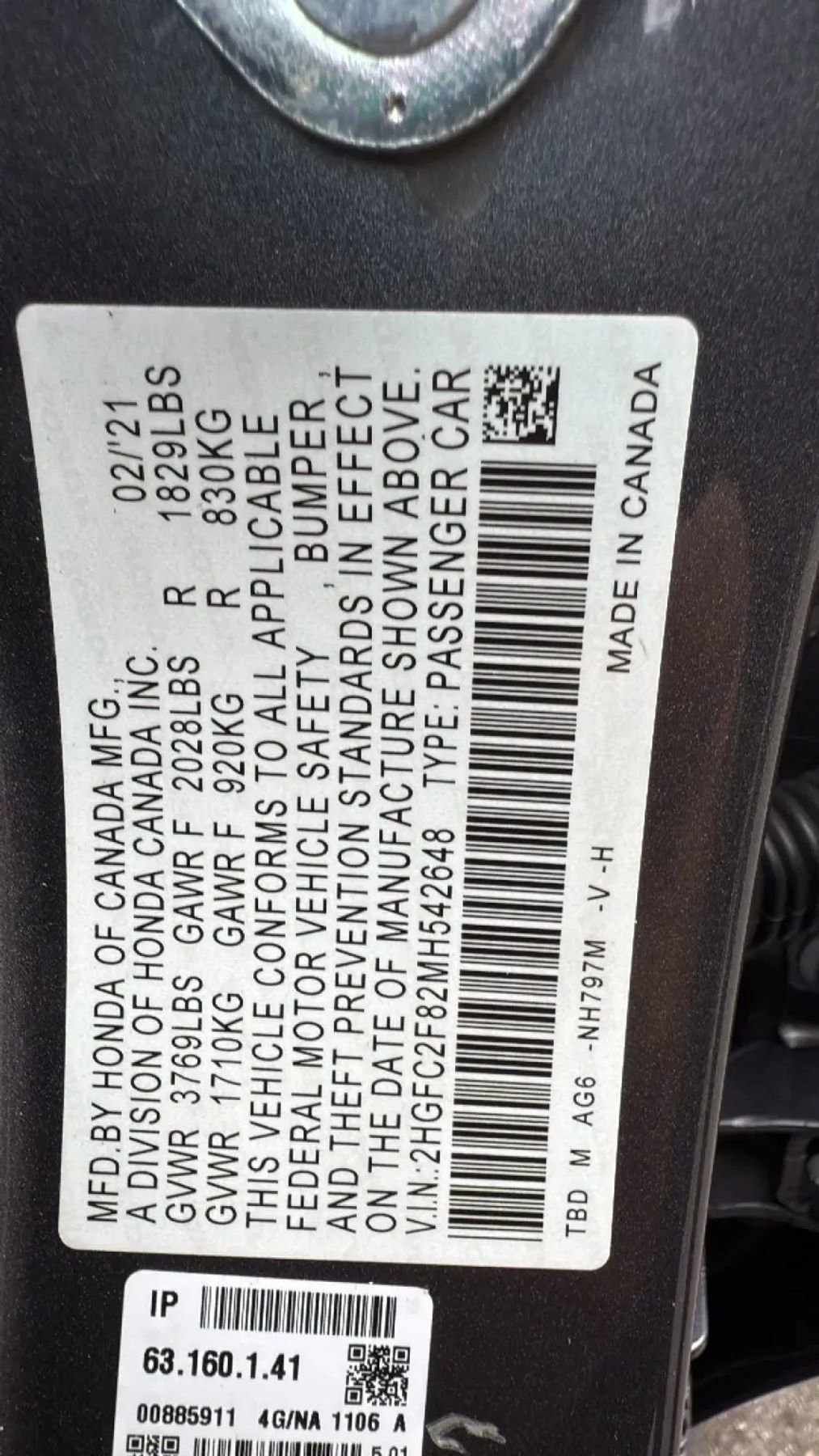 Used 2021 Honda Civic Sport image 30