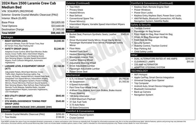 Used 2024 RAM 2500 Laramie w/ Night Edition image 32