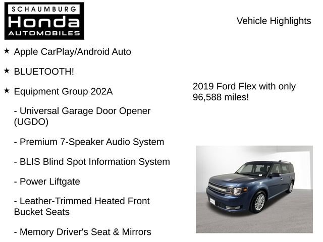 Used 2019 Ford Flex SEL w/ Equipment Group 202A AWD/4WD image 8