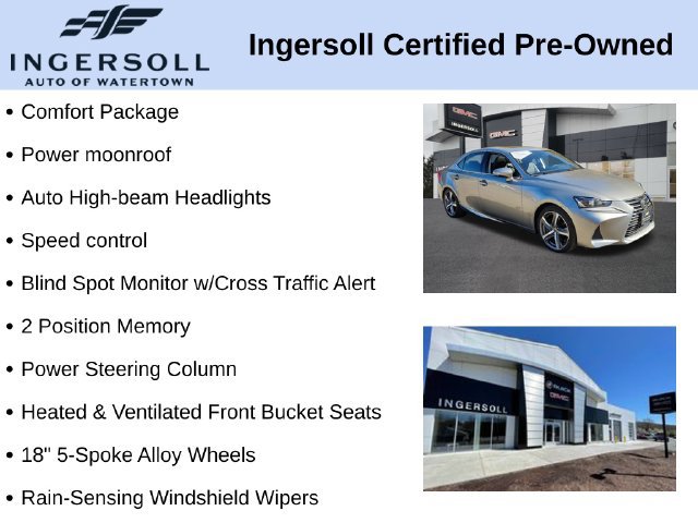 Used 2018 Lexus IS 300 AWD w/ Comfort Package image 10