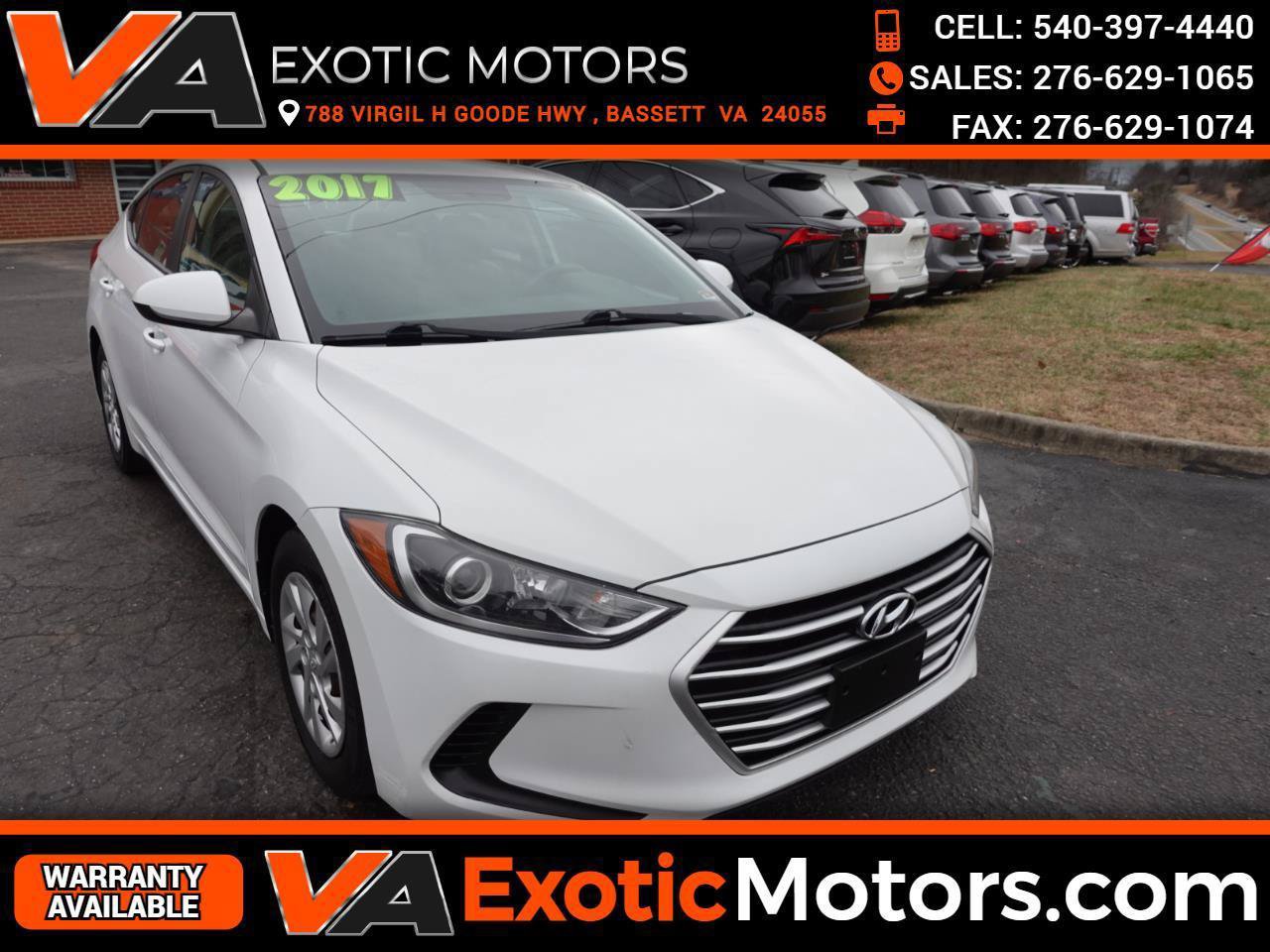 Used 2017 Hyundai Elantra SE