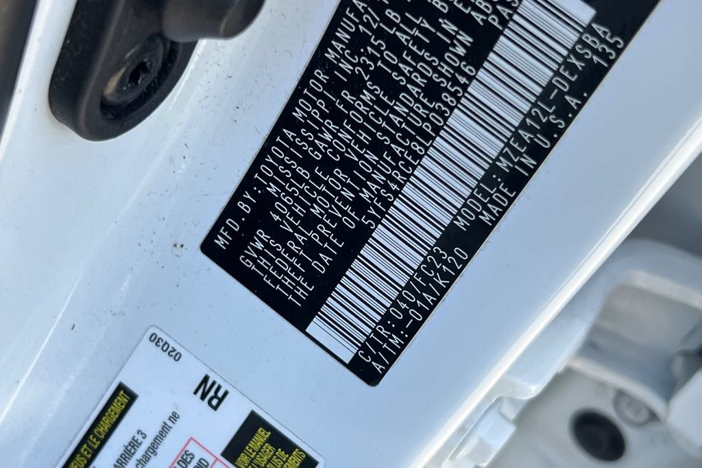 Certified 2020 Toyota Corolla SE FWD image 25