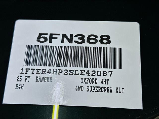 New 2025 Ford Ranger XLT w/ Equipment Group 301A High image 24