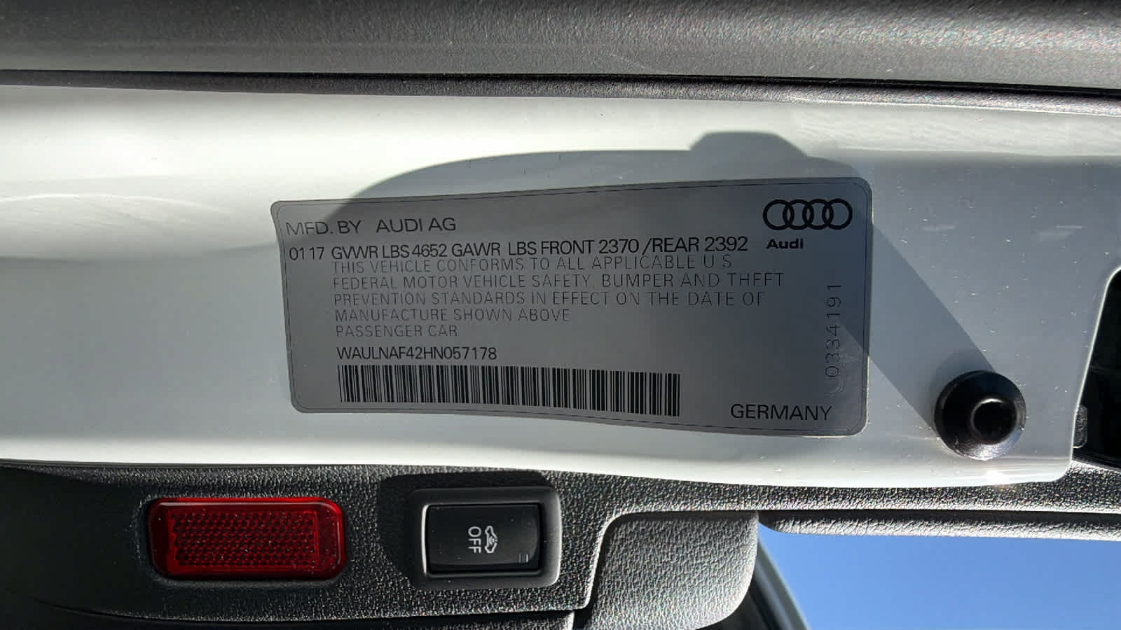Used 2017 Audi A4 2.0T Premium Plus FWD image 30