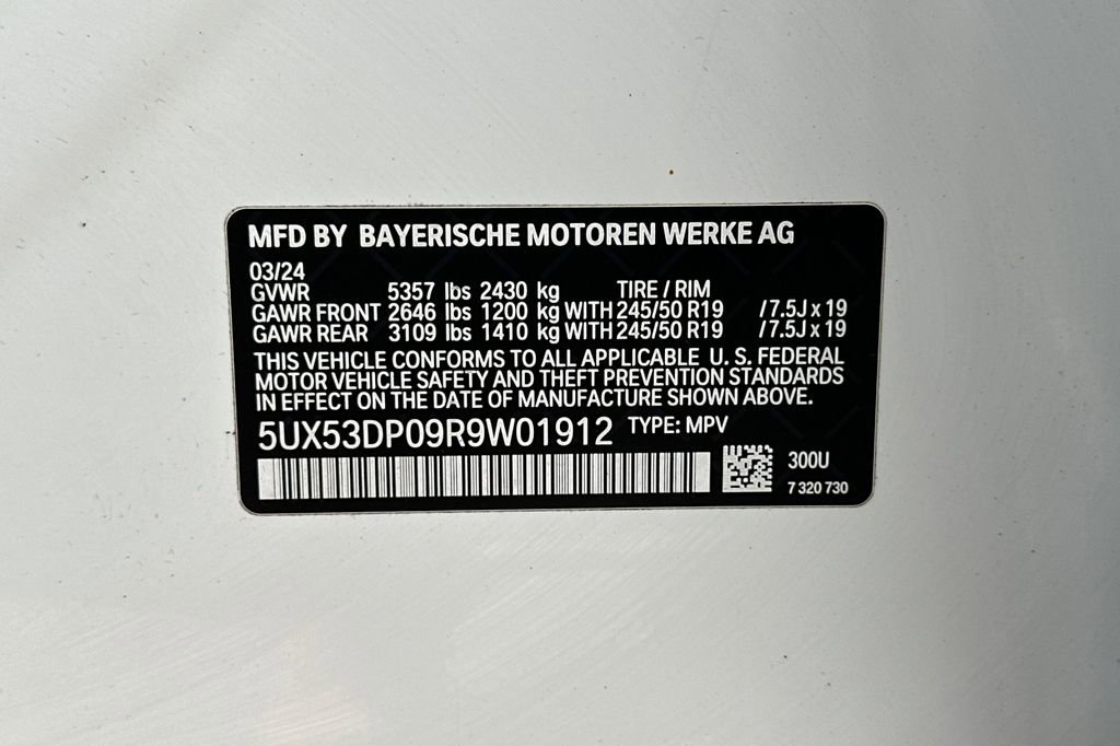 Used 2024 BMW X3 xDrive30i w/ Premium Package AWD/4WD image 31