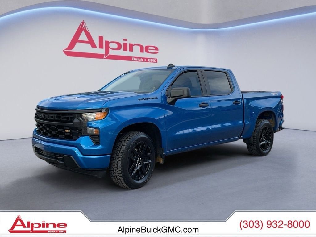 Used 2023 Chevrolet Silverado 1500 Custom w/ LPO, Dark Essentials Package