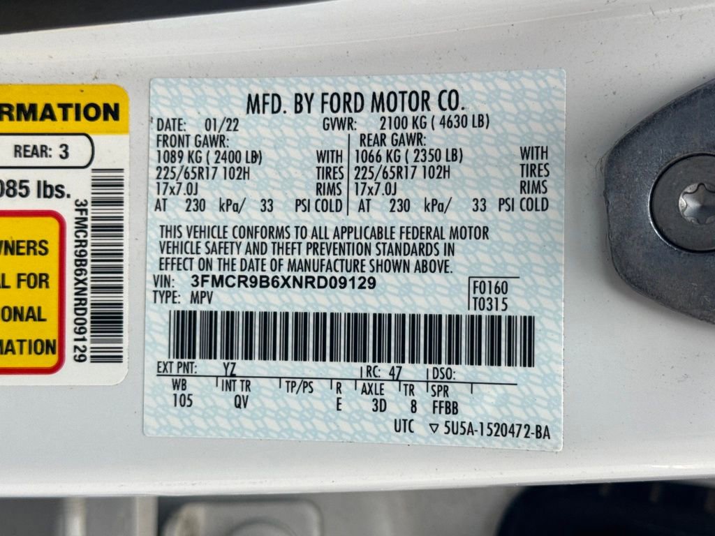 Used 2022 Ford Bronco Sport Big Bend w/ Convenience Package image 24