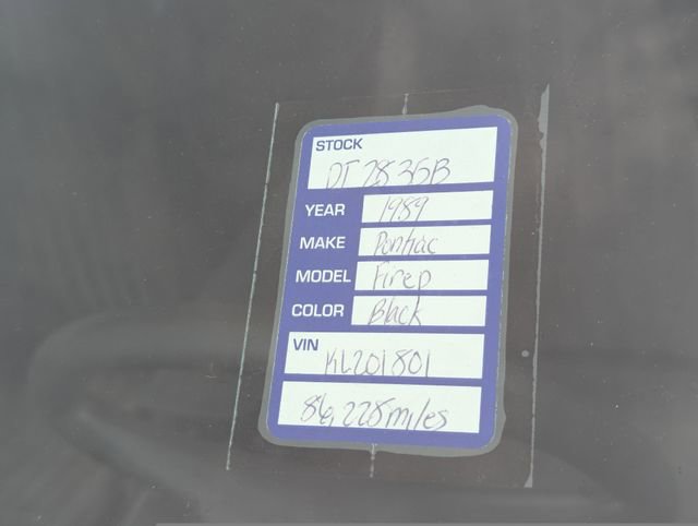 Used 1989 Pontiac Firebird Coupe RWD image 13